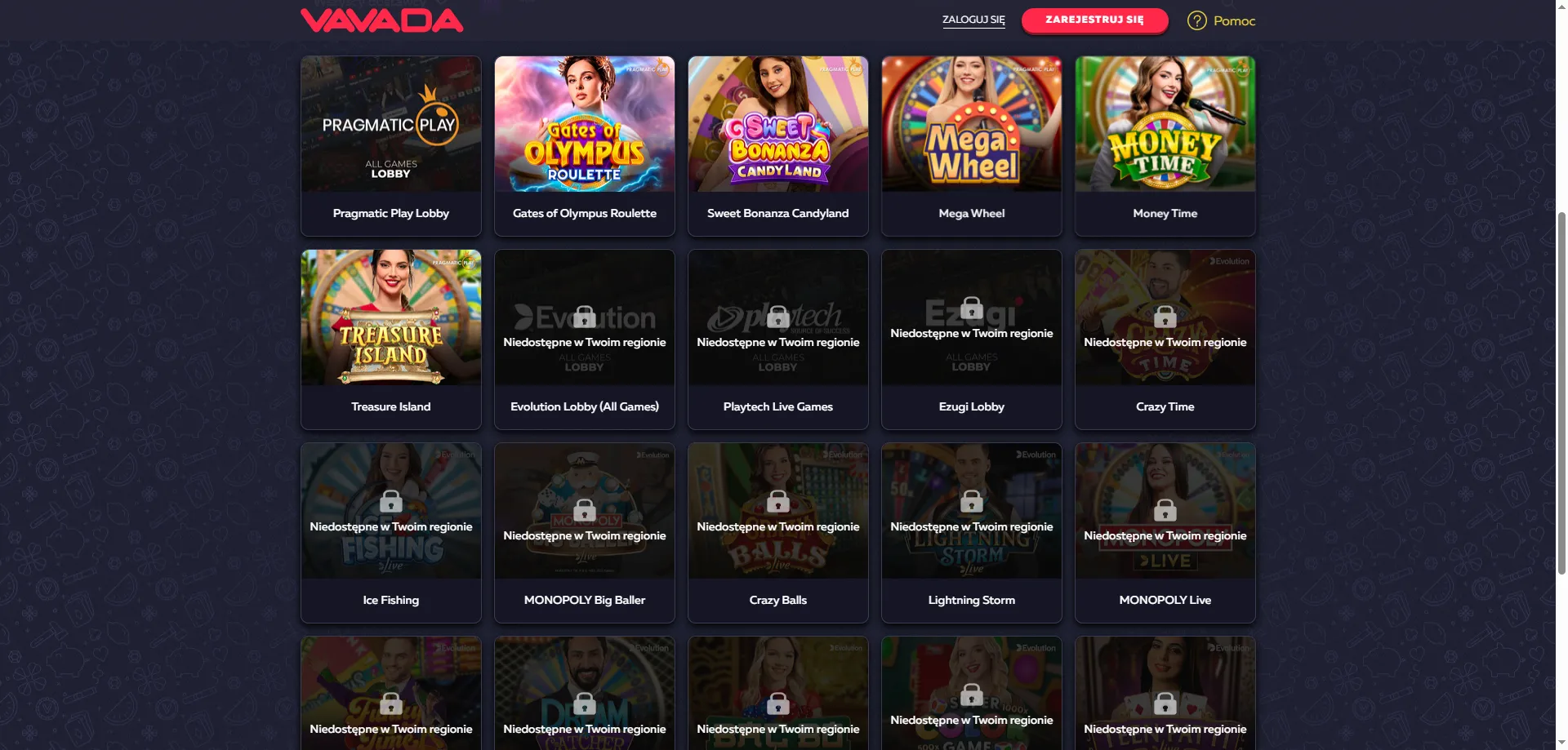 Vavada Casino na żywo – gry z prawdziwymi krupierami 24/7