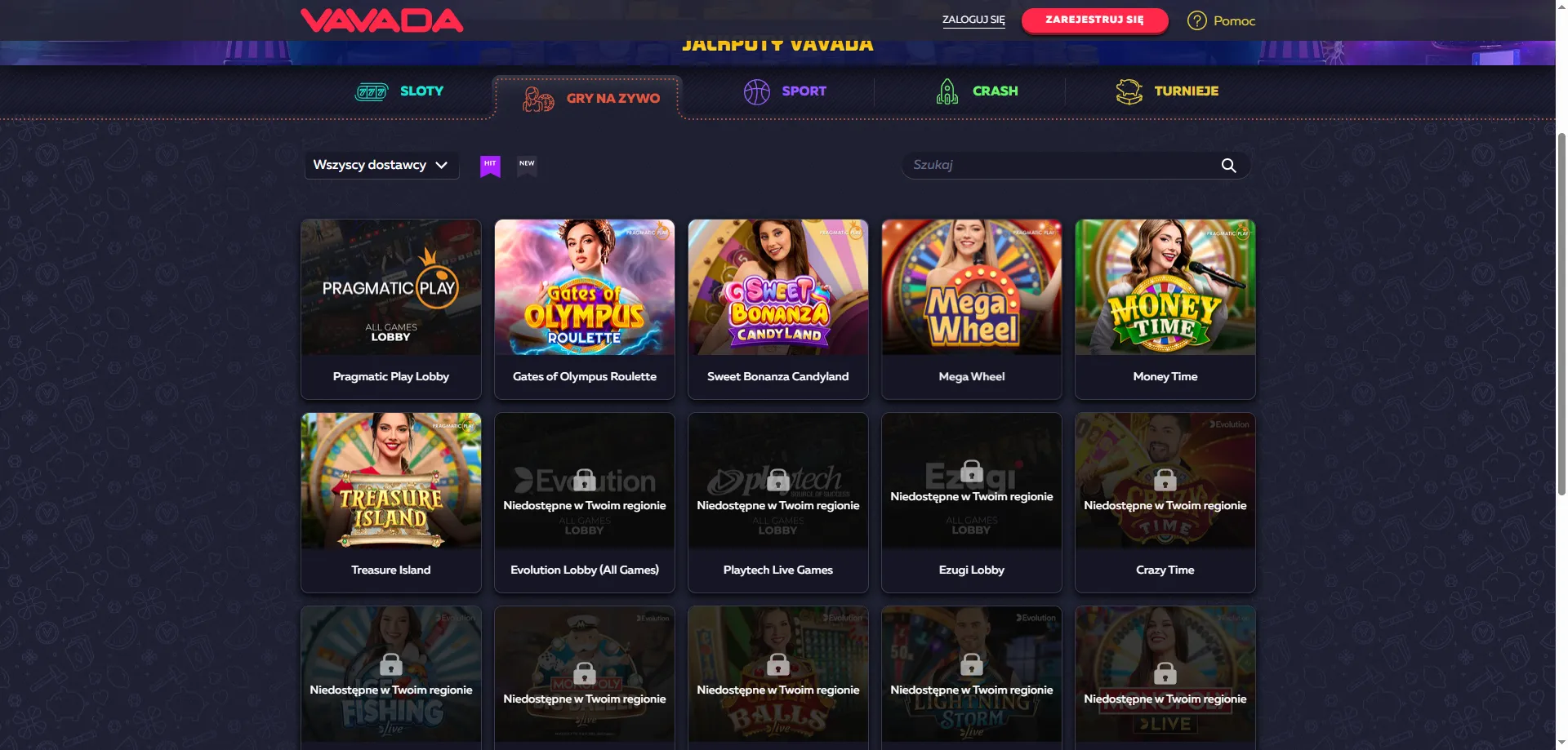 Vavada Casino na żywo &ndash; gry z prawdziwymi krupierami 24/7